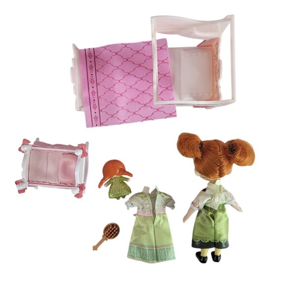 Disney Animators' Collection Frozen Anna Elsa Play Dolls Storage Cases 16 Pieces - Picture 6 of 13
